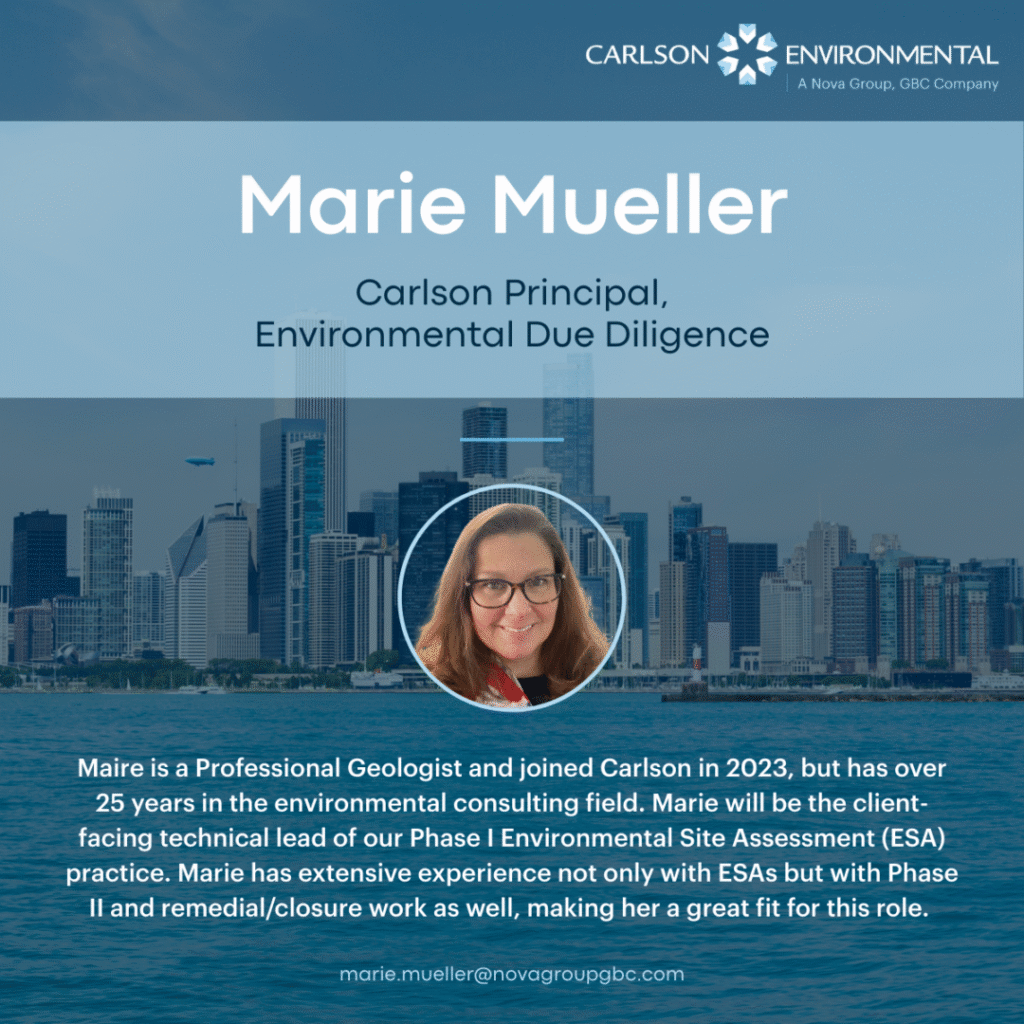 Marie Mueller, Carlson Principal, Environmental Due Diligence